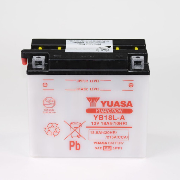Batterie 12V 18AH YB18L-A Blei-Säure Yuasa ohne Säurepack