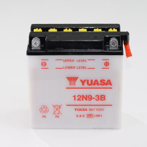 Batterie 12V 9AH 12N9-3B Blei-Säure Yuasa 50915 ohne Säurepack