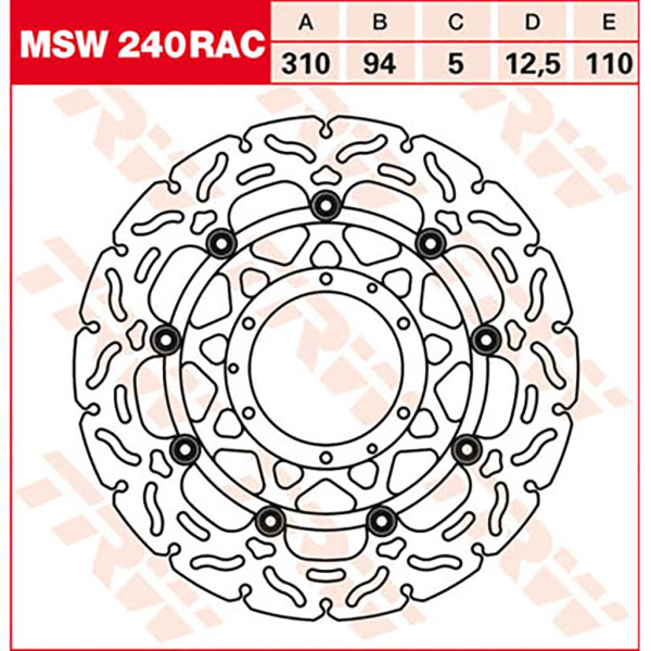 Bremsscheibe TRW MSW240RAC