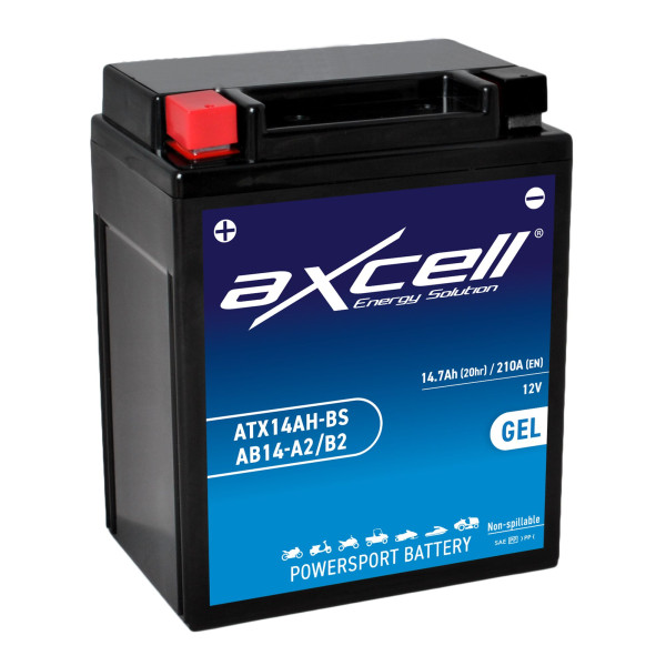 Batterie 12V YB14-A2 GEL AXCELL 51412