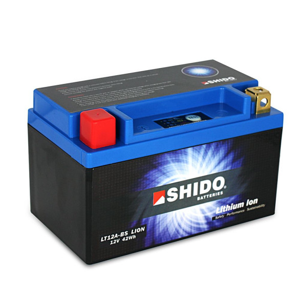 Batterie 12V 3,5AH(9.5AH) YT12A-BS Lithium-Ionen Shido 51218