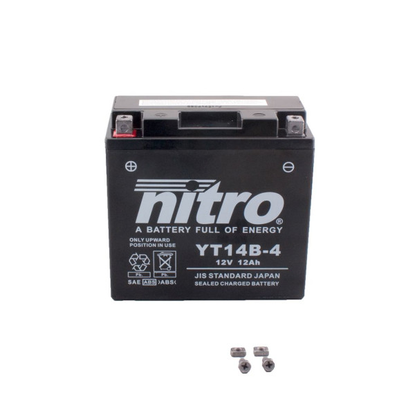 Batterie 12V 12AH YT14B-4 Gel Nitro