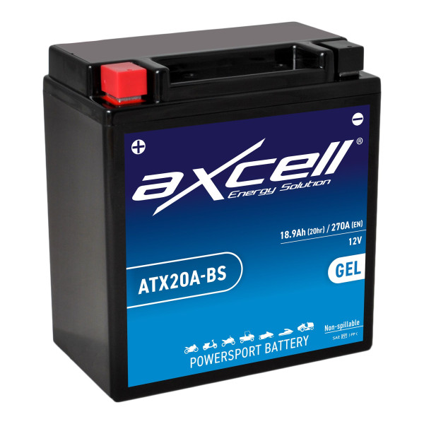 Batterie 12V YTX20A-BS GEL AXCELL