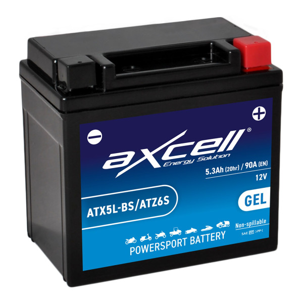 Batterie 12V YTX5L-BS GEL AXCELL (High Capacity) 50412