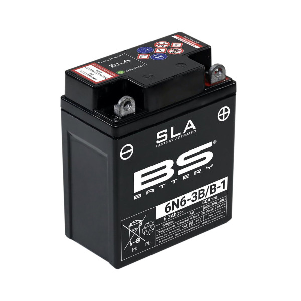 Batterie 6V 6AH 6N6-3B-1 GEL BS-Battery 00611