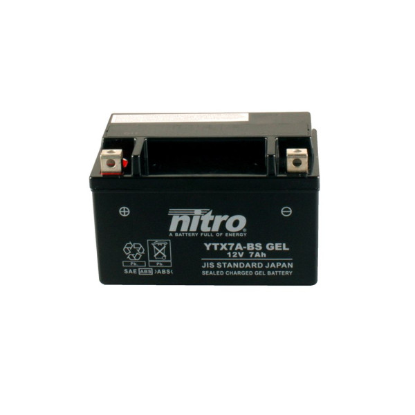 Batterie 12V 6AH YTX7A-BS Gel Nitro 50615