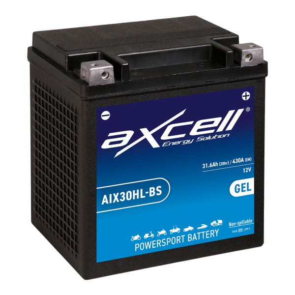 Batterie 12V YTX30HL-BS HD-Pole GEL AXCELL