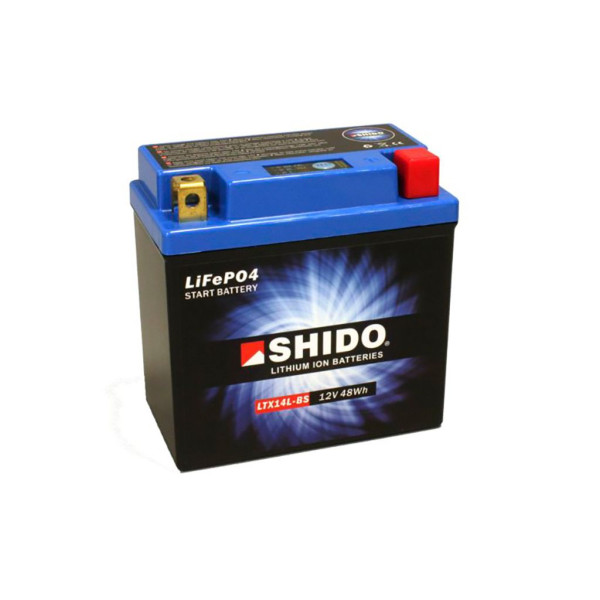 Batterie 12V 4,0AH(12AH) YTX14L-BS Lithium-Ionen Shido