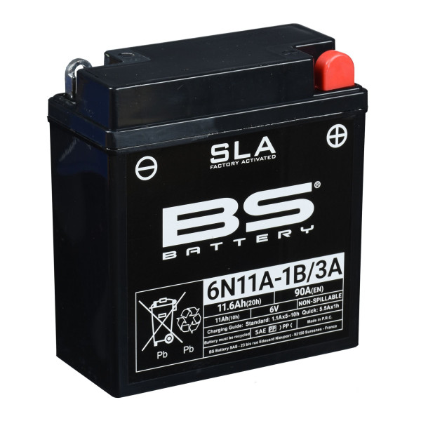 Batterie 6V 11AH 6N11A-3A GEL BS-Battery 01214