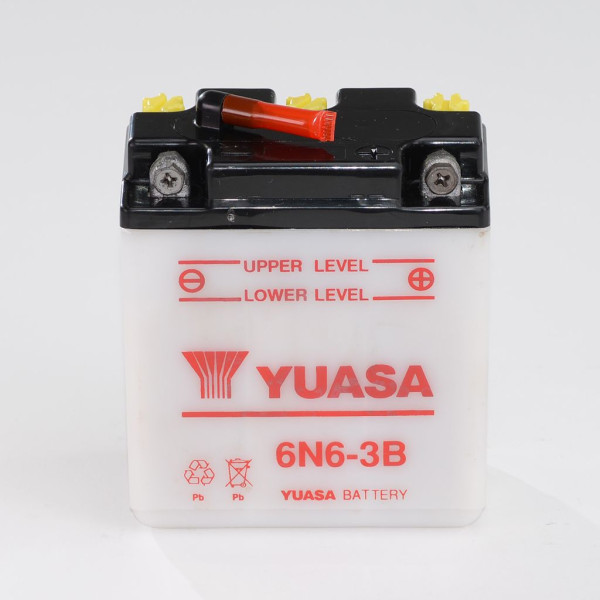 Batterie 6V 6AH 6N6-3B Blei-Säure Yuasa 00611 ohne Säurepack