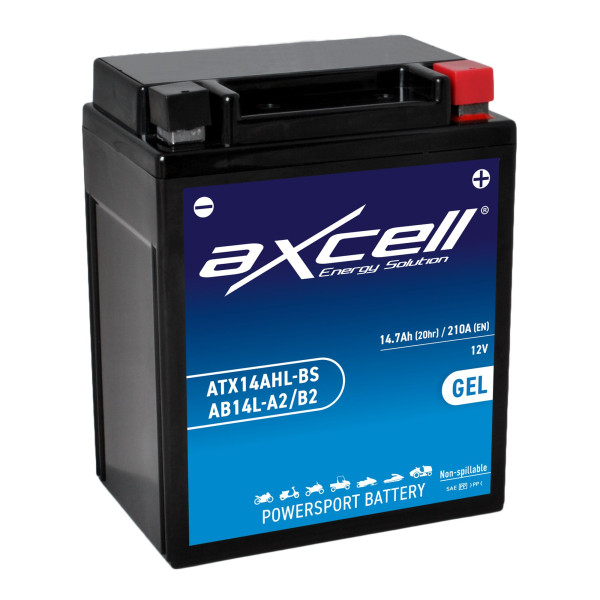 Batterie 12V YB14L-A2 GEL AXCELL 51411