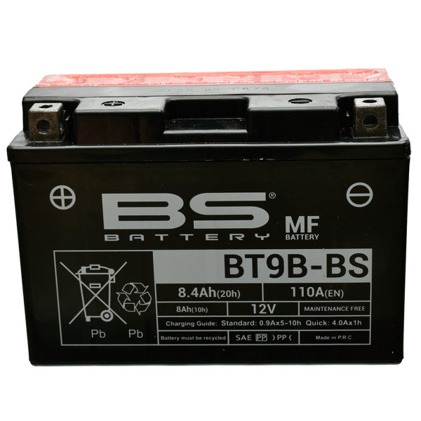 Batterie 12V 8AH YT9B-BS Wartungsfrei BS-Battery