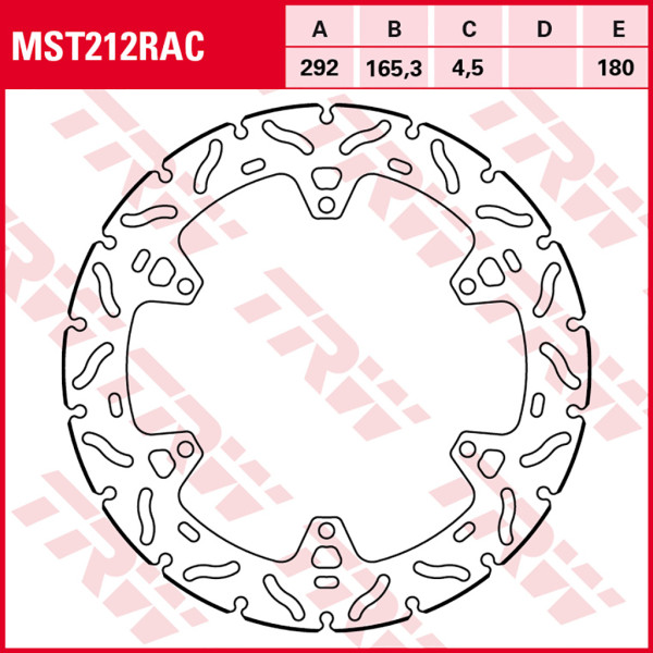Bremsscheibe TRW MST212RAC