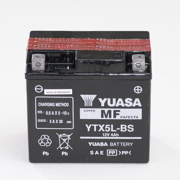 Batterie 12V 4AH YTX5L-BS Wartungsfrei Yuasa 50412