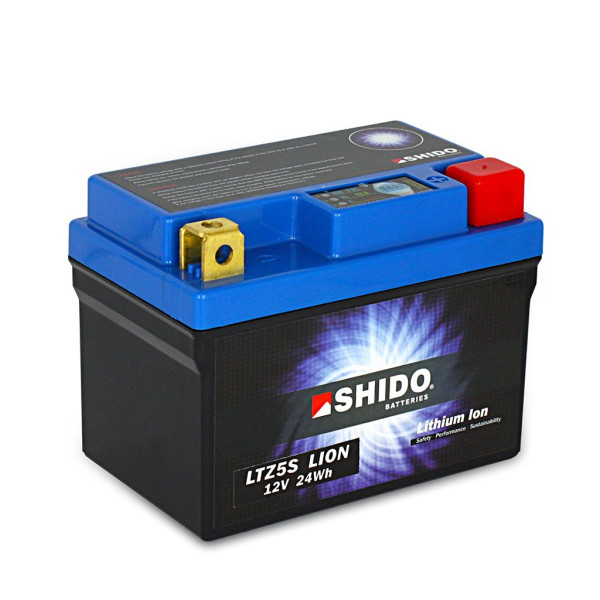 Batterie 12V 2AH(4AH) YTZ5S Lithium-Ionen Shido