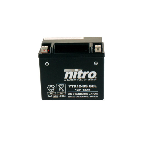 Batterie 12V 10AH YTX12-BS Gel Nitro 51012