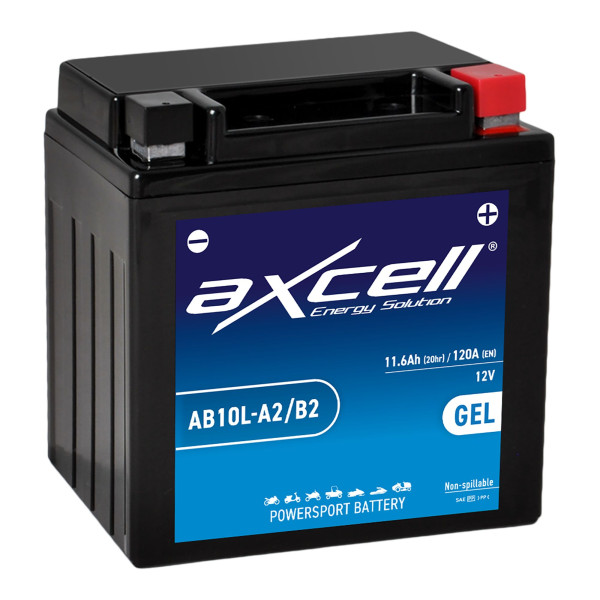 Batterie 12V YB10L-A2 GEL AXCELL 51112