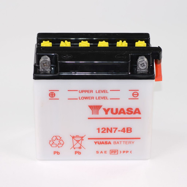 Batterie 12V 7AH 12N7-4B Blei-Säure Yuasa ohne Säurepack