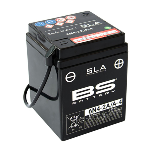 Batterie 6V 4AH 6N4-2A-4 GEL BS-Battery 00414