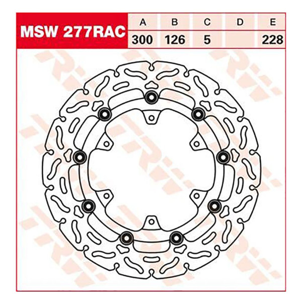 Bremsscheibe TRW MSW277RAC