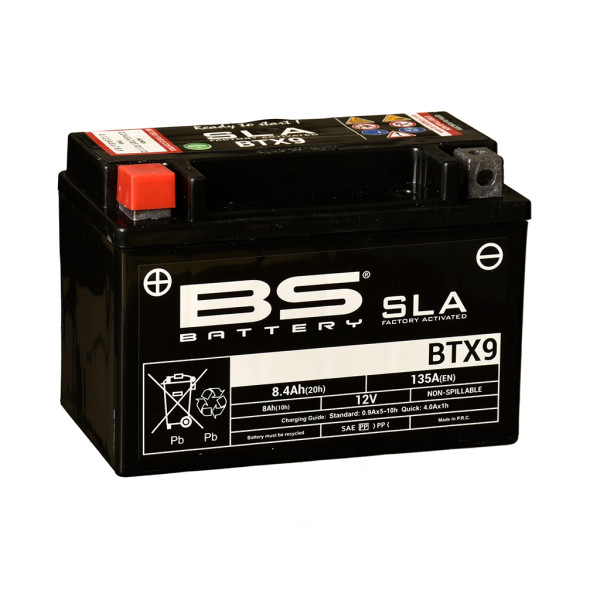 Batterie 12V 8AH YTX9-BS Gel BS-Battery 50812