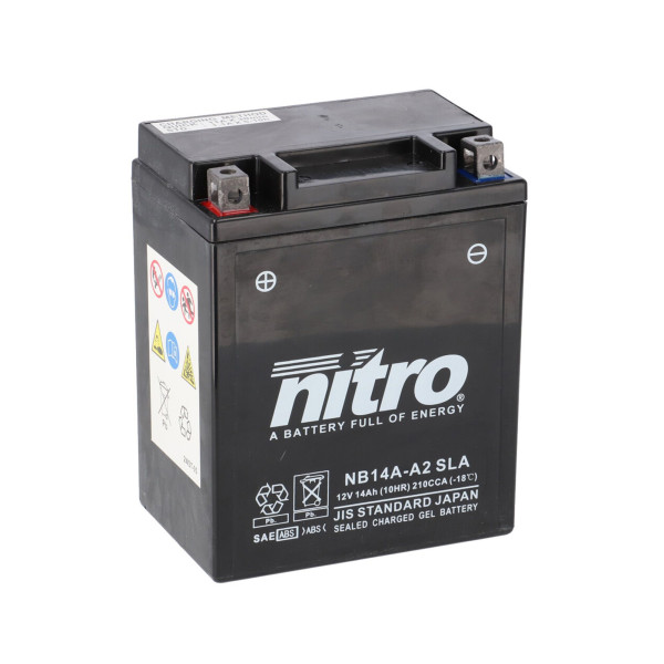 Batterie 12V 14AH YB14A-A2 Gel Nitro