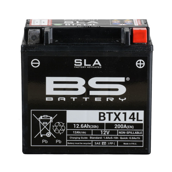 Batterie 12V 12AH YTX14L-BS Gel BS-Battery