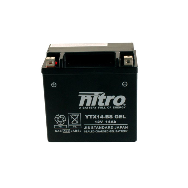 Batterie 12V 12AH YTX14-BS Gel Nitro 51214