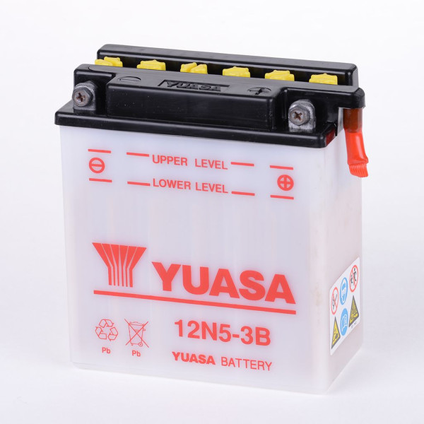 Batterie 12V 5AH 12N5-3B Blei-Säure Yuasa 50512 ohne Säurepack