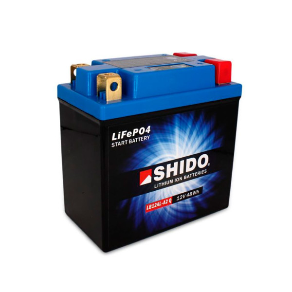 Batterie 12V 4AH(12AH) YB12AL-A2 Lithium-Ionen Shido 51213