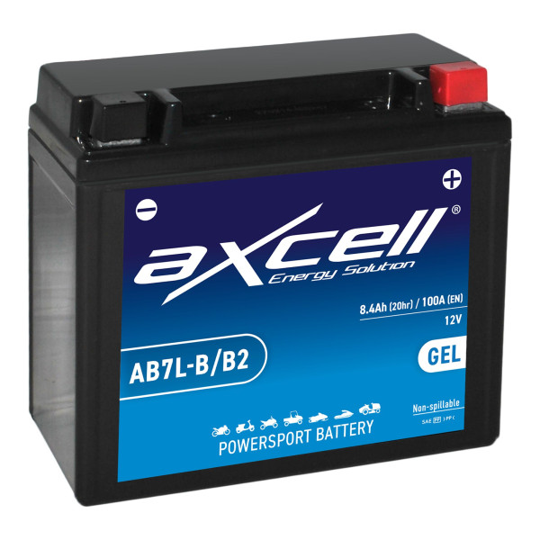 Batterie 12V YB7L-B GEL AXCELL 50712