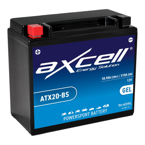 Batterie 12V YTX20-BS GEL AXCELL
