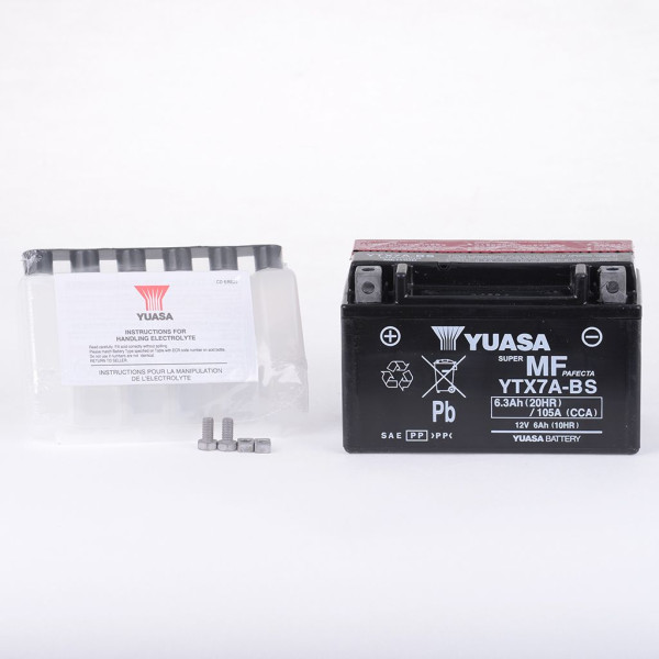 Batterie 12V 6AH YTX7A-BS Wartungsfrei Yuasa 50615