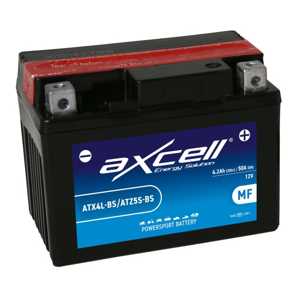 Batterie 12V YTX4L-BS Wartungsfrei AXCELL 50314