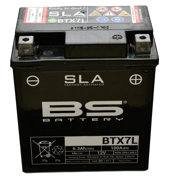 Batterie 12V 6AH YTX7L-BS Gel BS-Battery 50614
