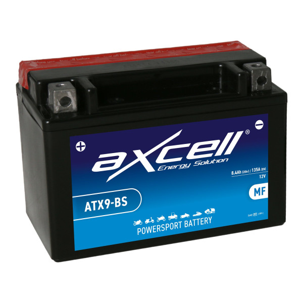 Batterie 12V YTX9-BS Wartungsfrei AXCELL 50812