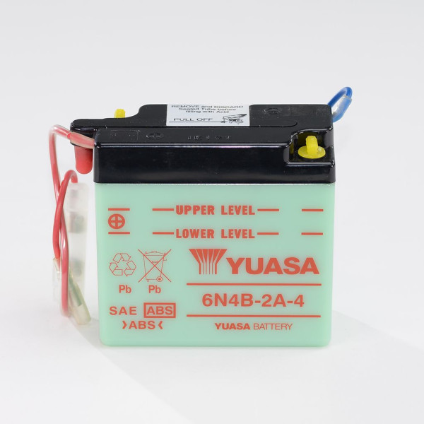Batterie 6V 4AH 6N4B-2A-4 Blei-Säure Yuasa ohne Säurepack