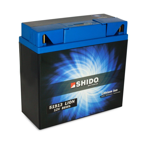 Batterie 12V 7,2AH((19AH) 12N19 Lithium-Ionen Shido 51913