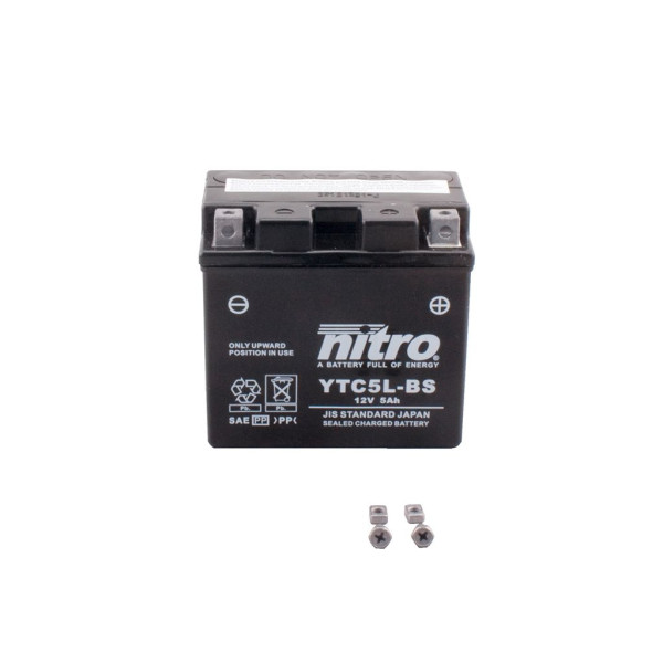 Batterie 12V 5AH YTX5L-BS (YTC5L-BS) Gel Nitro 50412