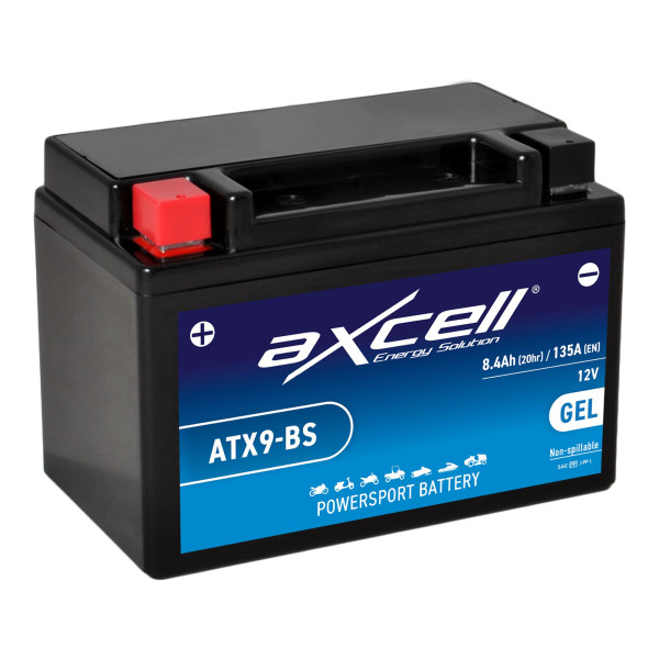 Batterie 12V YTX9-BS GEL AXCELL 50812